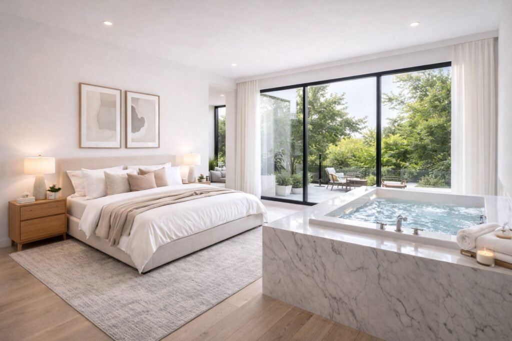 recamara principal con jacuzzi