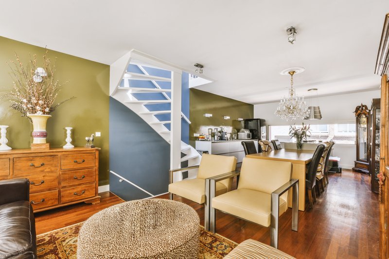 casa de 2 pisos sala abierta